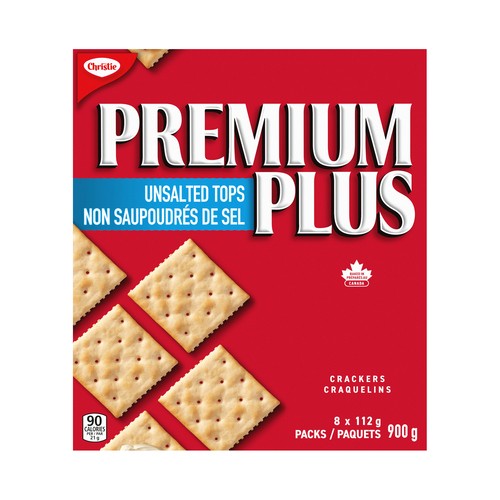 Christie Premium Plus Crackers Unsalted Tops 900 g