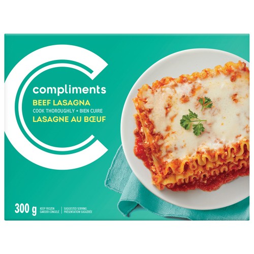 Compliments Frozen Lasagna Beef 300 g
