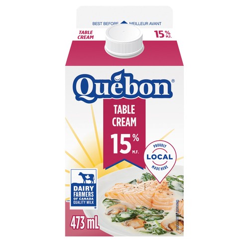 Quebon 15% Table Cream 473 ml
