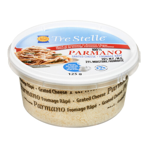 Tre Stelle Parmano Grated Cheese 125 g