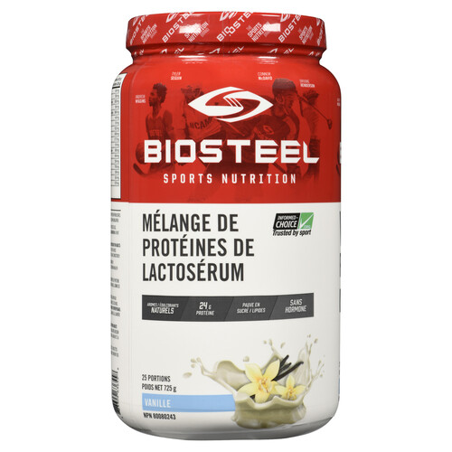 BioSteel Sports Whey Protein Blend Vanilla 725 g