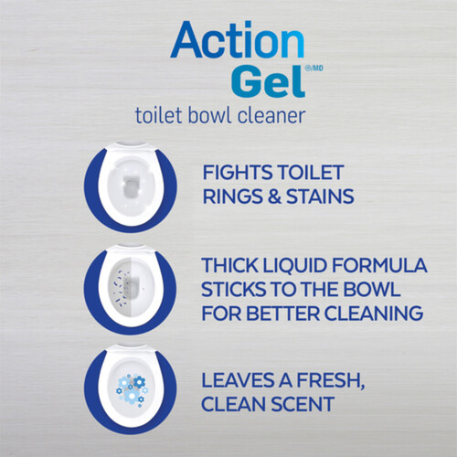 Lysol Toilet Bowl Cleaner Action Gel Spring Waterfall 710 ml