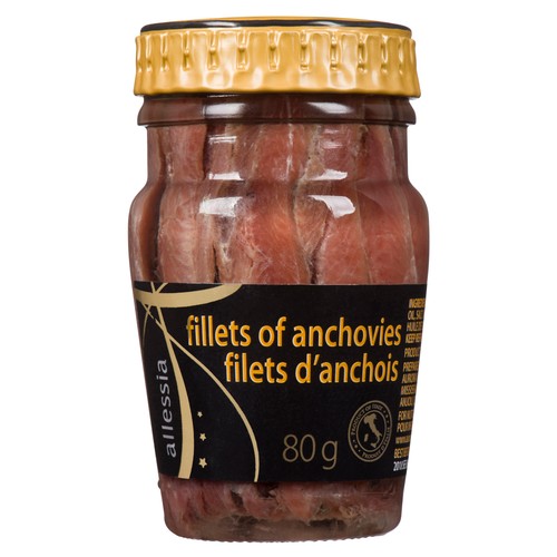 Alessia Fillets Of Anchovies Large 80 g