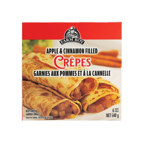 Farm Boy Frozen Crepes Apple And Cinnamon 540 g