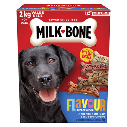 Milk-Bone Flavour Snacks Dog Biscuits 2 kg
