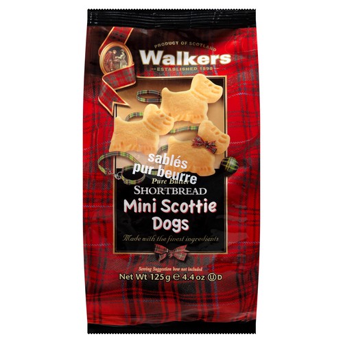 Walkers Mini Scottie Dogs Cello Bag 125 g