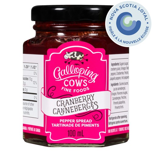 Galloping Cows Pepper Spread Cranberry 100 ml