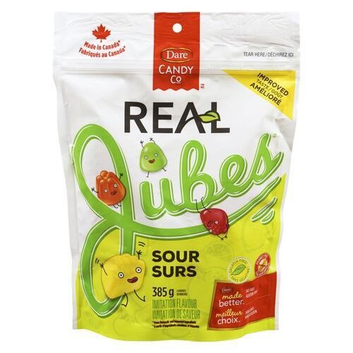 Dare Real Jubes Gluten-Free Candy Sour 385 g