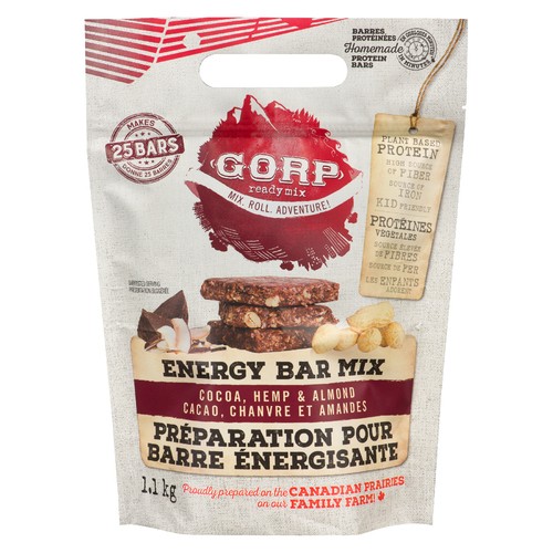 GORP Cocoa Hemp&Almond Energy Bar 1100 g