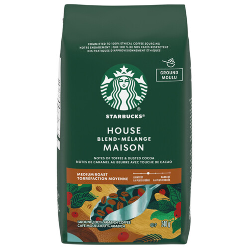 Starbucks Ground Coffee House Blend 340 g