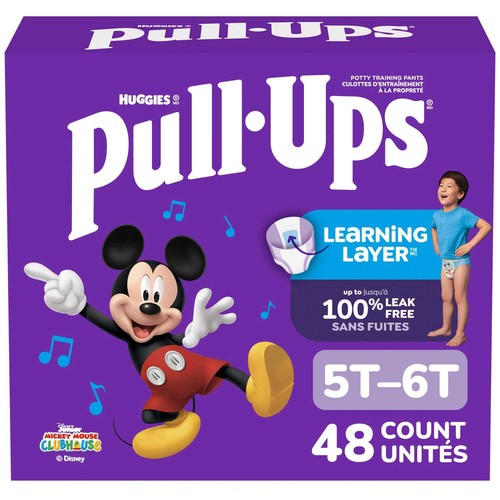 Huggies Pull-Ups Boy's Potty Training Pants 5T-6T 48 Count