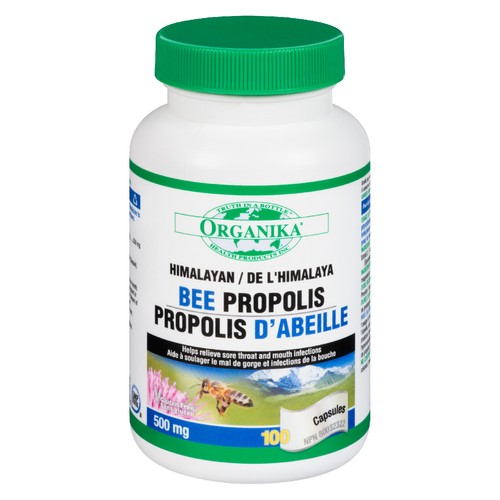 Organika Health Products Bee Propolis 100 Capsules