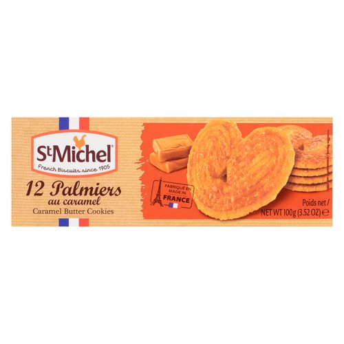 St-Michel Palmiers Cookies Caramel Butter 100 g