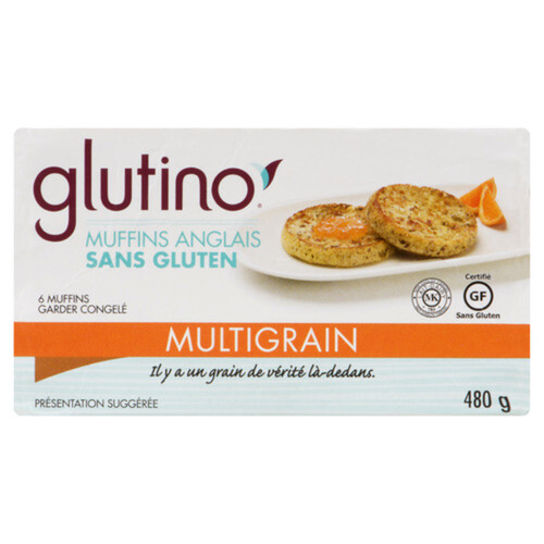 Glutino Gluten-Free Frozen English Muffin Multigrain 480 g