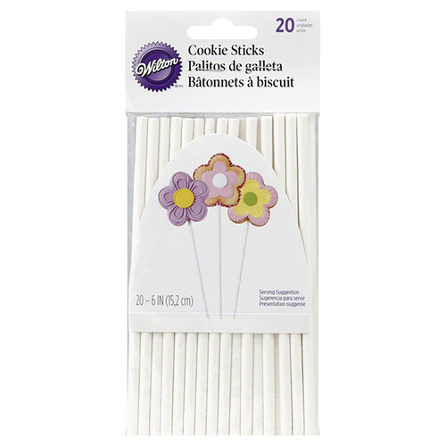 Wilton Enterprises 6 Inch Cookie Sticks 20 EA