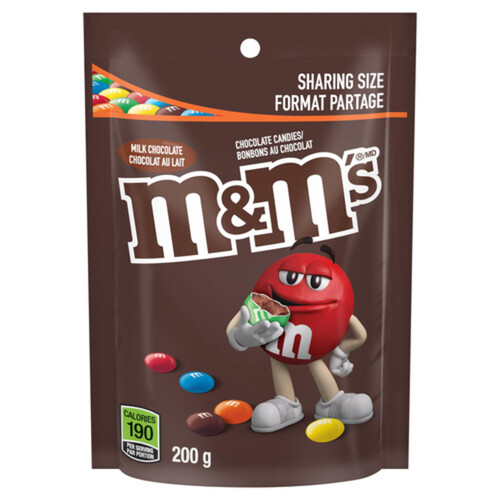 M&M'S Milk Chocolate Candies Sharing Bag 200 g
