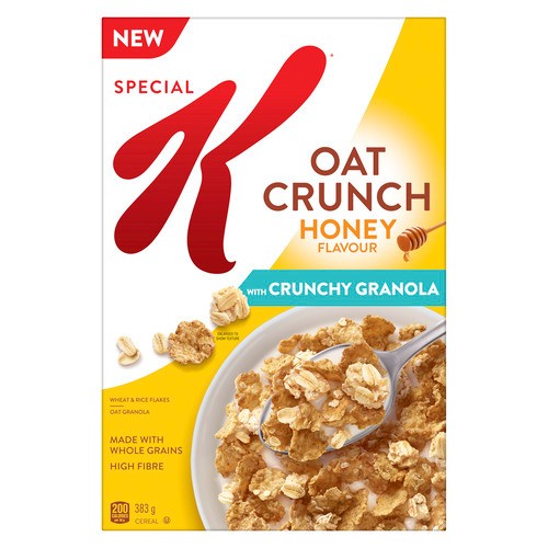 Kellogg Special K Cereal Oat Crunch Honey 383 g