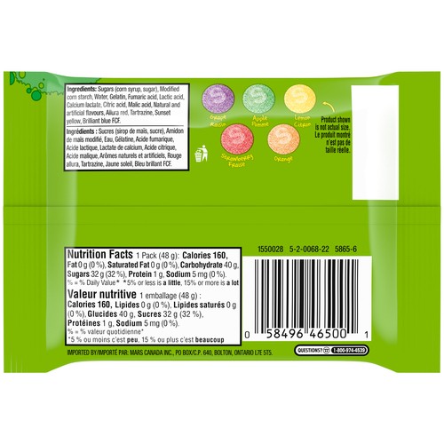Skittles Gummies Sour 48 g