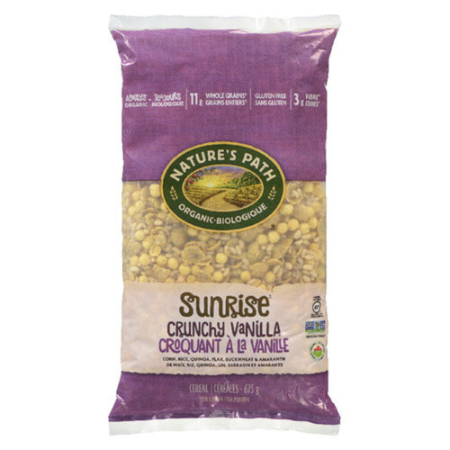 Nature's Path Gluten-Free Eco Cereal Sunrise Crunchy Vanilla 675 g