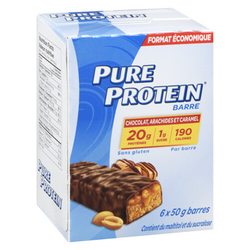 Pure Protein Bar Chocolate Peanut Caramel Value Pack 300 g