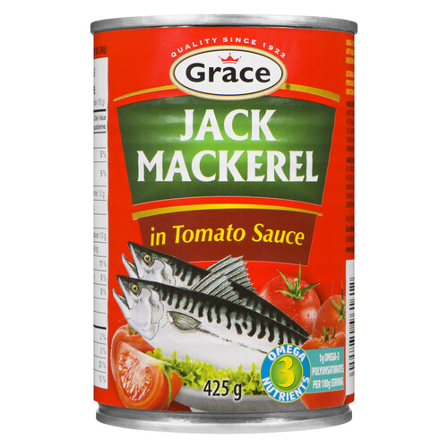 Grace Jack Mackerel In Tomato Sauce 425 g