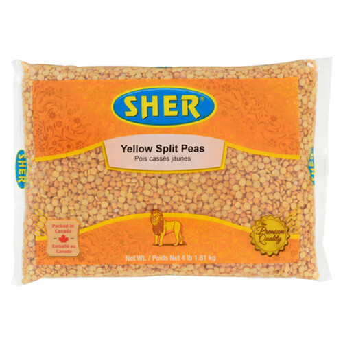 Sher Peas Yellow Split 1.81 kg