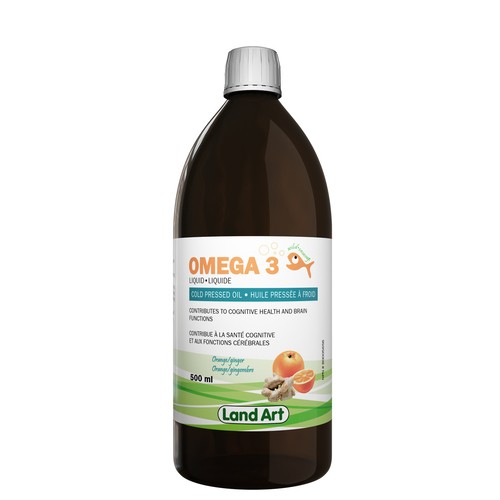 Land Art Cold Pressed Oil Omega-3 500 ml