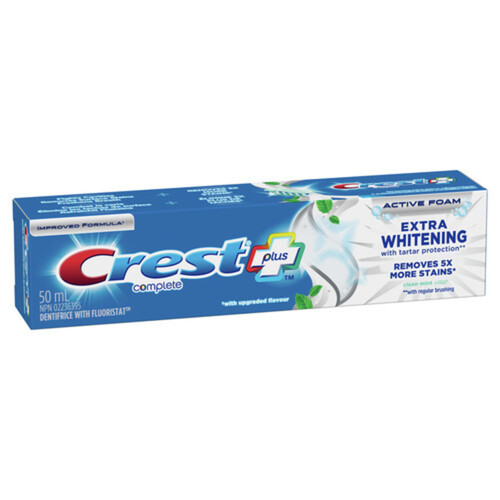 Crest Complete Plus Extra Whitening Toothpaste Clean Mint 50 ml