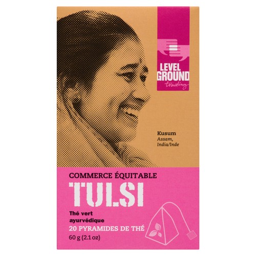 Level Ground Trading Tulsi Tea Pyramids 60 g