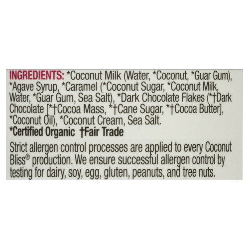 Coconut Bliss Frozen Dessert Sea Salt Caramel Chocolate 473 ml