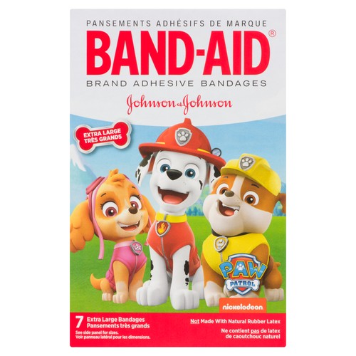 Band-Aid Paw Patrol Extra Large Bandages 7 EA