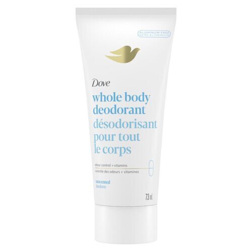 Dove Whole Body Deodorant Cream Unscented 73 ml