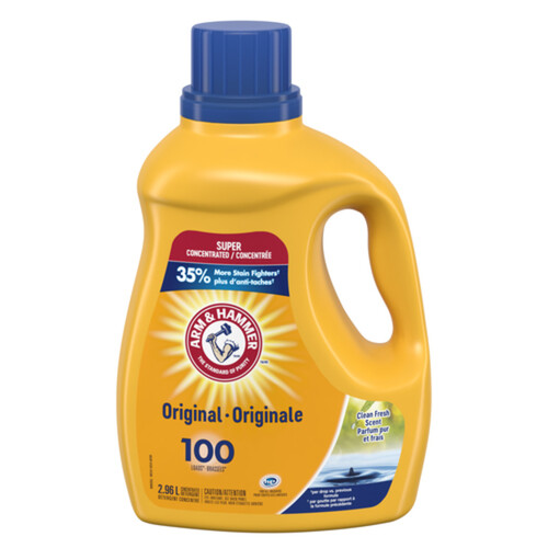 Arm & Hammer Laundry Detergent Clean Fresh 2.96 L