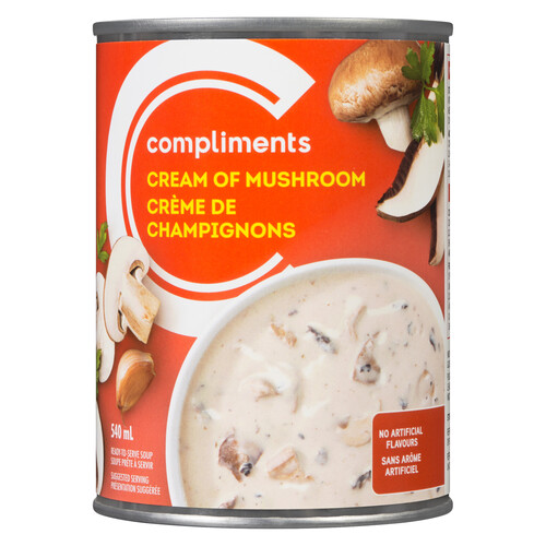 Compliments Soup Cream Of Mushroom 540 ml