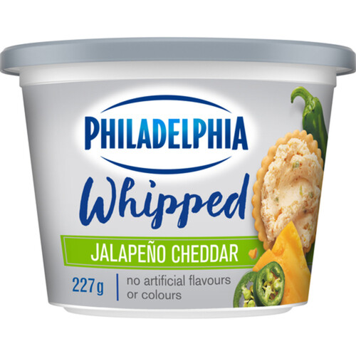 Philadelphia Whipped Cream Cheese Jalapeno Cheddar 227 g