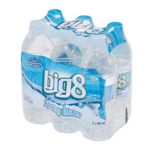 Big 8 Spring Water 6 x 500 ml (bottles)