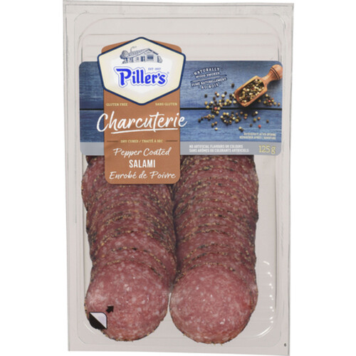 Piller's Charcuterie Salami Pepper Coated 125 g