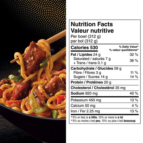 P.F. Chang's Frozen Meal Bowl Korean Inspired Pork Home Menu 312 g