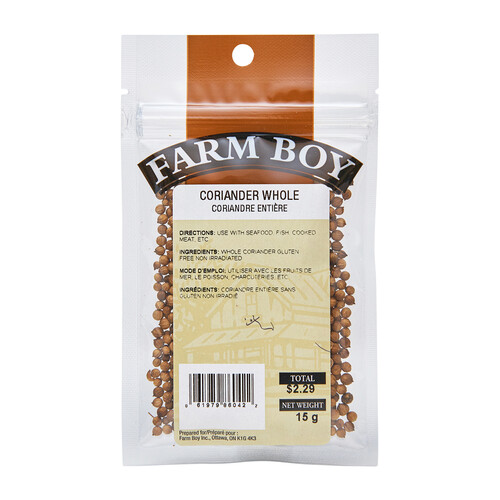 Farm Boy Whole Coriander  15 g