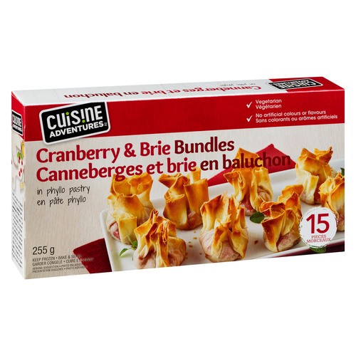 Cuisine Adventures Frozen Cranberry & Brie Bundles 225 g