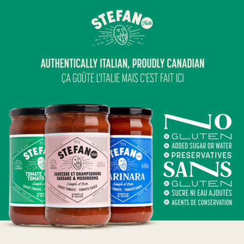 Stefano Faita Tomato Pasta Sauce Sausage & Mushrooms 635 ml