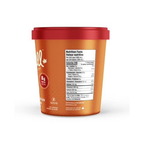 Four All Ice Cream Maple Creme Brulee 500 ml