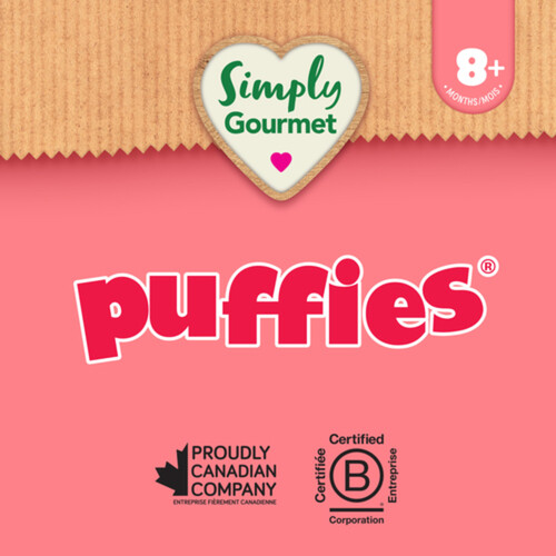 Simply Gourmet Puffies Baby Snack Strawberry Banana 32 g