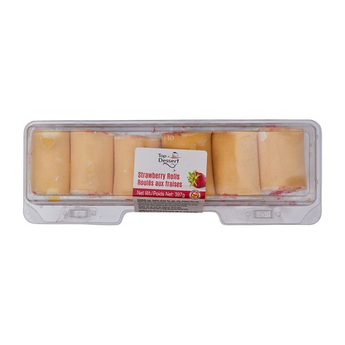 Top Dessert Jelly Rolls Strawberry 397 g (frozen)