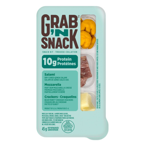 Grab 'N Snack Snack Kit Salami And Mozzarella Cheese 45 g