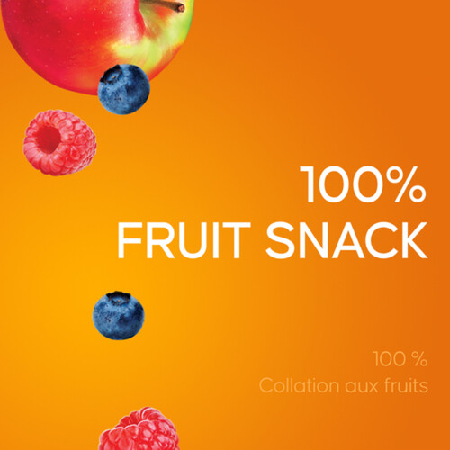SunRype Fruit To Go Vegan 100% Fruit Snack Apple Wildberry 14 g