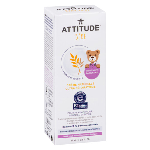 Attitude Baby Natural Deep Repair Cream 75 ml