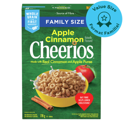 Cheerios Cereal Naturally Flavoured Apple Cinnamon 778 g
