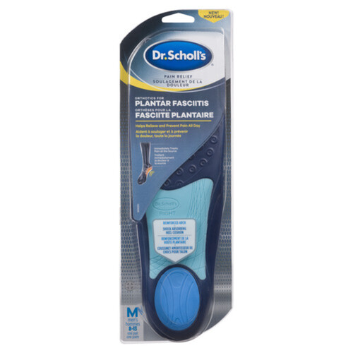 Dr Scholl's Pain Relief Plantar Fasciitis Men Insoles 