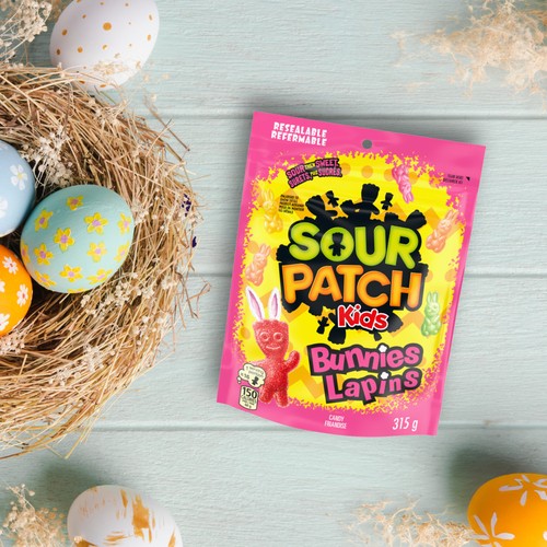 Sour Patch Kids Candy Sour Easter Bunnies 315 g